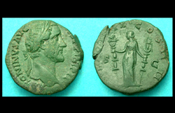 Antoninus Pius, Sestertius, Fides Exercitus Reverse!